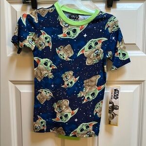 Star Wars Kids Navy and Lime T-Shirt